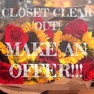 Spring Closet Cleaning 🌹 All offers considered